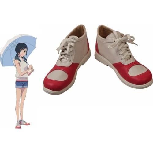 Unisex Anime Cosplay Weathering With You Amano Hina Cosplay Costumes Boots Custom Made