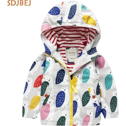 2020 New Girl Clothes Windbreaker Jacket Children Clothing Hoodie Casacos Meninas Winter Girls Outerwear And Coat Kurtka Zimowa