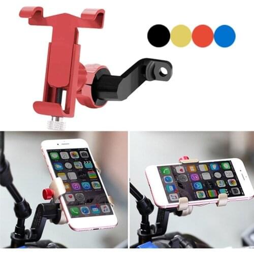 360 Degree Rotating Universal Phone Holder Aluminum Bicycle Motorcycle Holder for Cell Phones GPS