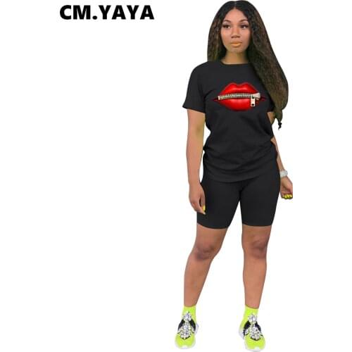 2020 Summer Women Two Pieces Set Tracksuits Short Sleeve O-Neck Tops+Shorts Suits Sexy Night Party Sporty Fitness Outfits GL1072