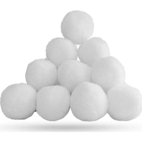 10/50PCS Fake Soft Snowballs 7.5cm Indoor Realistic Fight Game Winter Outdoor Sports Interactive Fun Toys