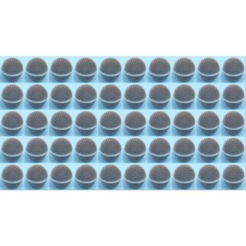 50 pc New Replacement Ball Head Mesh Microphone Grille for Shure SM58 SM58S SM58LC BETA58 BETA58A