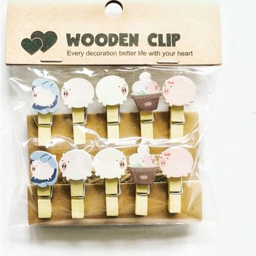 Able Kids Wooden Paper Clips