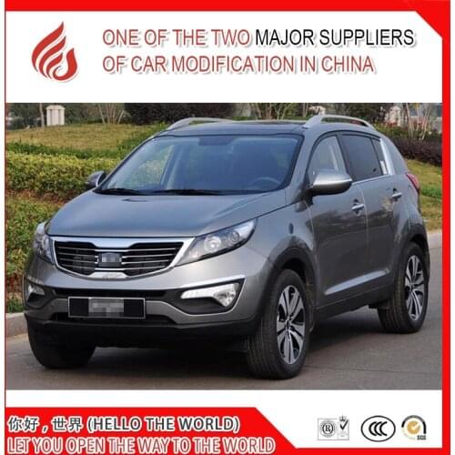 High quality Aluminium alloy sticker install side rail bar roof rack for Sportage R 2011 2012 2013 2014 2015