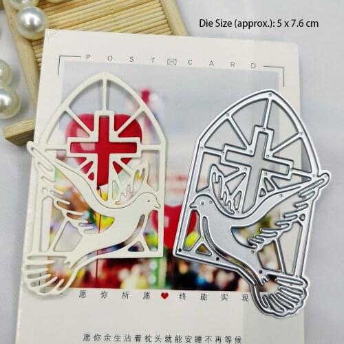 White Pigeon Metal Cutting Dies Scrapbooking Embossing Folders for DIY Album Card Making Craft Stencil Greeting Photo Paper
