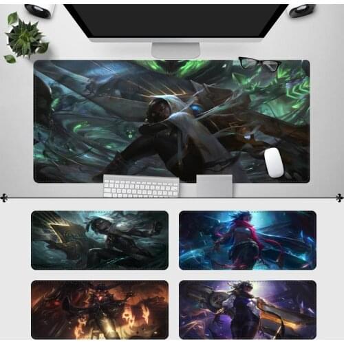 Big Promotions League Of Legends Senna Gaming Mouse Pad PC Laptop Gamer Mousepad Anime Antislip Mat Keyboard Desk Mat For LOL