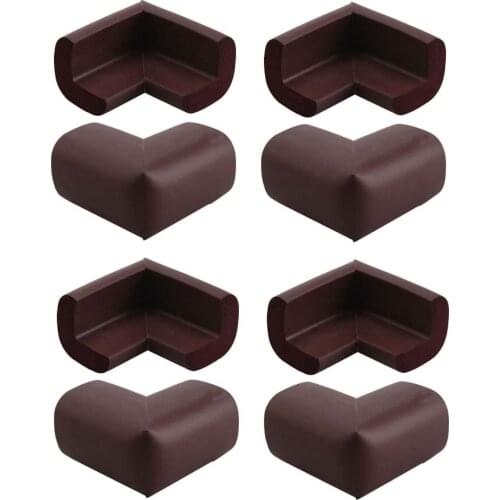 MACH 8 Pack Soft Safe Baby Kids Furniture Desk Table Corner Bumper Cushion Guard Protectors Coffee