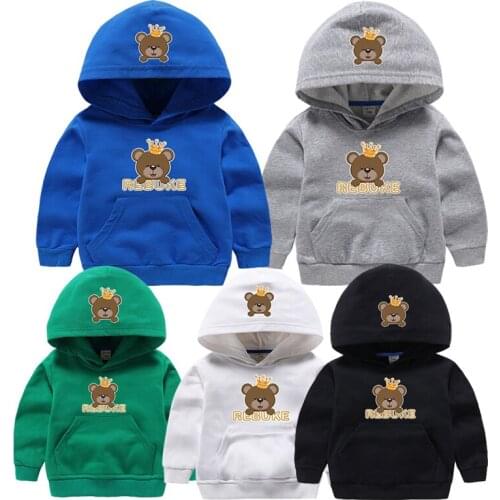 Spring and autumn boys and girls new sweater boys' Hoodie girls' Hoodie sportswear cartoon pattern Hoodie casual sweater