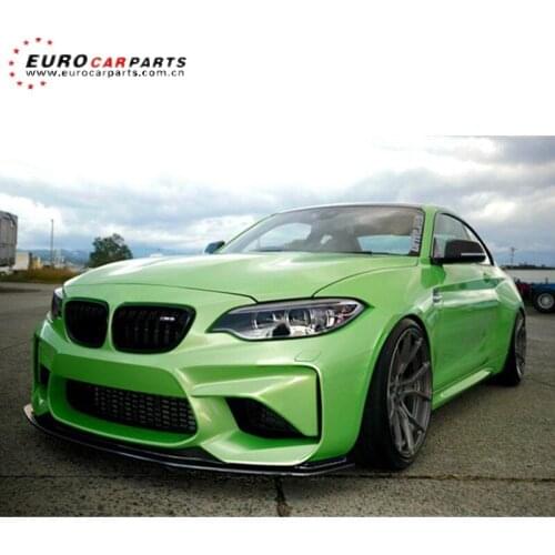 F87 M2 front lip fit for F87 2014-2018year to KT-style carbon fiber M2 front lip