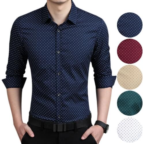Shu Embroidery Men's Slim Fit Shirts
