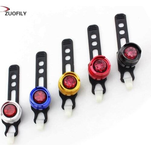 LED Waterproof Bike Bicycle Cycling Front Rear Tail Helmet Red Flash Lights Safety Warning Lamp Cycling Safety Caution Light