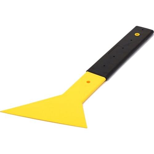 Free Shipping 32cm*15cm Long Yellow Plastic Scraper For Car Wrapping Car Window Tint Installation Handle Squeegee Tint Tools
