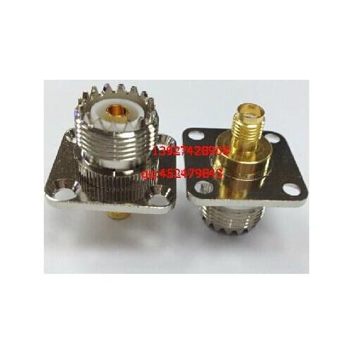 UHF / SMA-KKF RF signals into head M / LS-16 to SMA master plate fixed frequency communications adapter