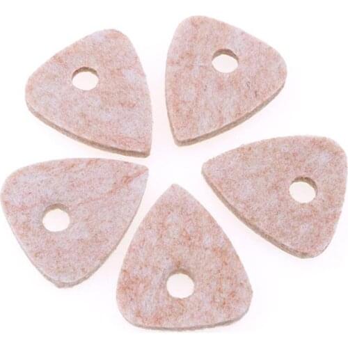 Ukulele Guitar Picks Soft Wool Felt Plectrum Electric Smooth Guitar Pick Accessories For Concert Soprano Tenor