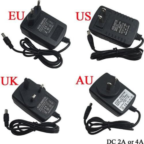 AC 110-240V 12V 1A 2A 3A 5A 6A 10A AC to DC Adapter Universal Power Adapter Charger LED Light Strip Plug CCTV