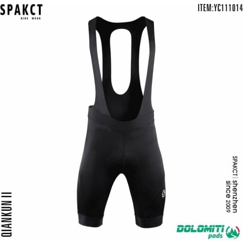 SPAKCT Bib Cycling Pants Black Five-point Pants Road Bike Pants Italian Professional Pants Pad Summer Cycling Shorts Men