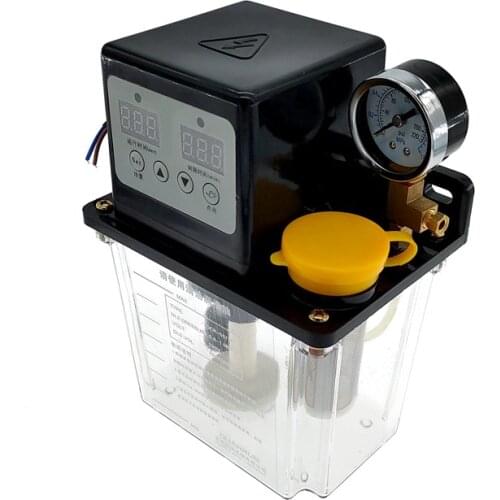 1pcs 1L Automatic Lubricant Pump Automatic Lubricating Oil Pump CNC Electromagnetic Lubrication Pump Lubricator