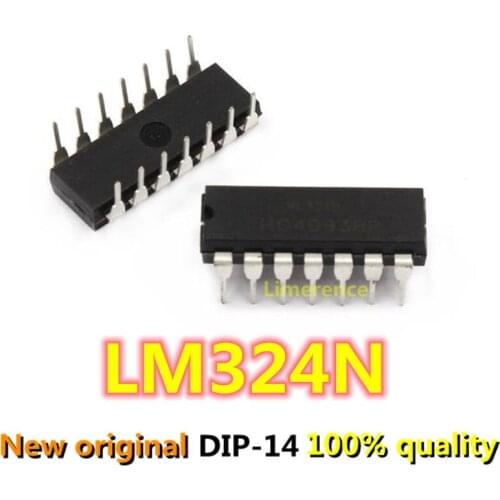 10PCS LM324 DIP14 LM324N DIP 324 DIP-14 new and original IC Chipset Support recycling all kinds of electronic components