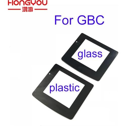 100pcs for GameBoy Color Glass plastic Protection Panel Replacement Screen Lens Protector For GBC