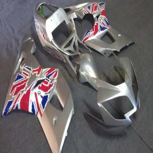 5Gifts+Custom silver Motorcycle cowl for 600 2003 2004 2005 650 2003-2005 ABS motor Fairing kit