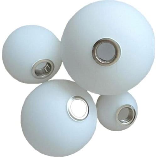 White Glass Lamp Shade for G9 Bulb, Frosted 2cm Fitter Opening Accessory Glass Fixture Replacement Globe or Lampshade