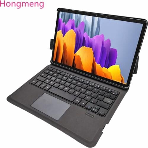 Hongmeng Integrated Bluetooth Keyboard Protector With touch pad Keyboard Case For Tablet samsung Tab S7 T870