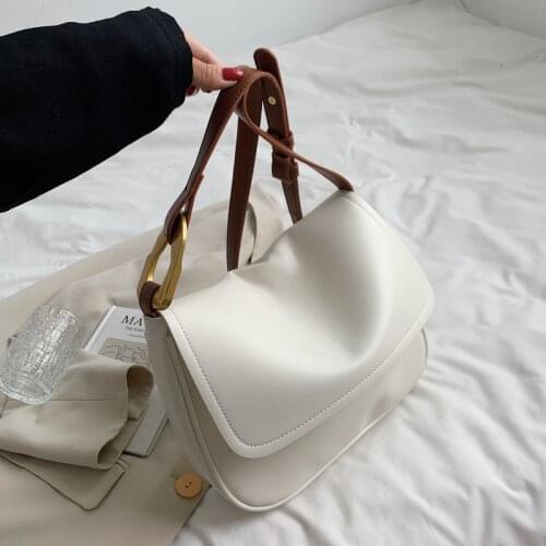 Ladies Fashion Crossbody Bags 2021 High Capacity Retro Shoulder Bag Handbag Female High Quality PU Leather Women Messenger Bag