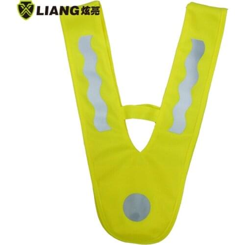 V-shaped student protective childrens reflective vest Tailor-made reflective childrens overalls, head type outdoor reflective