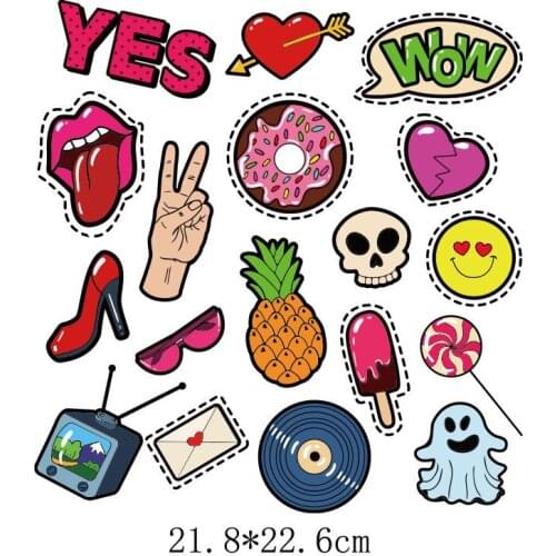 Hot stamping PET film cartoon thermal transfer logo childrens clothing hot stamping patterns