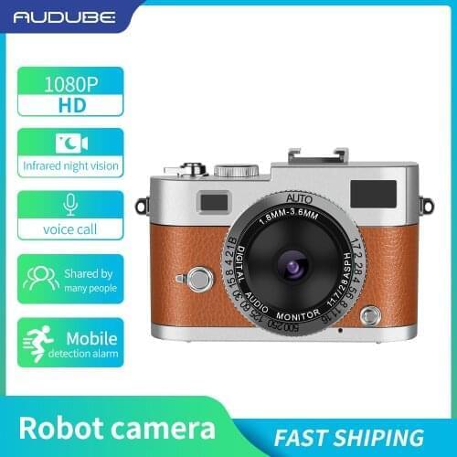 180° Fisheye Camera HD 1080P PTZ Lens Wifi IP Camera Wide Angle Camera Wifi Smart AI Human Body Detection Wireless CCTV Camera