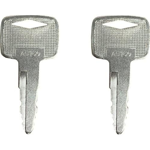 2 Pcs A5160 Ignition Key For Mitsubishi Caterpillar F G Series Forklift 91A07-01910 Lift Truck Free Shipping