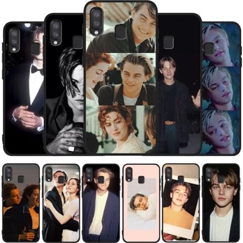 Leonardo DiCapriov black Phone Case For Samsung A10 M10 A20 A30 A40 A50 A30S M20 M30 M30S M40 A60 A01 A21 A31 A51 A71 A20E