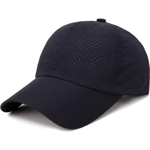 Adjustable Mesh Trucker Hat Trendy Solid Color Baseball Caps Breathable Sports Cap Casual Fishing Hat Outdoor Summer Sun Hat