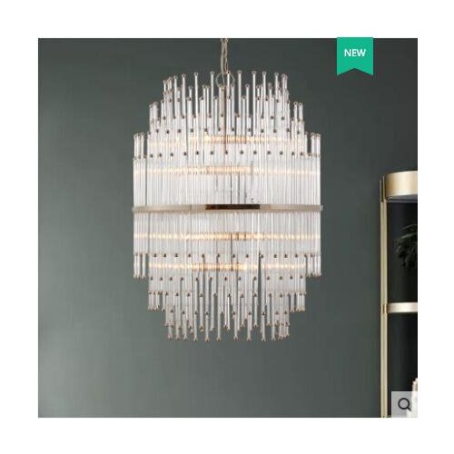 Hong Kong style light luxury chandelier post-modern minimalist light in the bedroom minimalist designer living room dining room