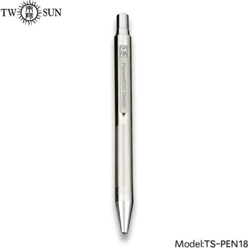 TWOSUN Titanium Alloy TC4 Ballpoint Pen Click Pen Writing Pen Business Office Pocket Pen