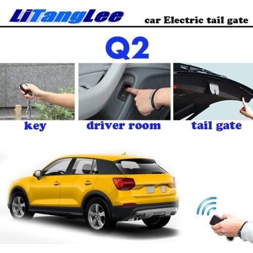 LiTangLee Car Electric Tail Gate Lift Tailgate Assist System For Audi Q2 2016~2020 Remote Control Lid