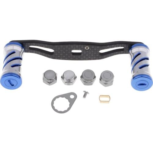 Carbon Fiber Fishing Reel Handle Knob Replacement for D/S/A Baitcasting Reel