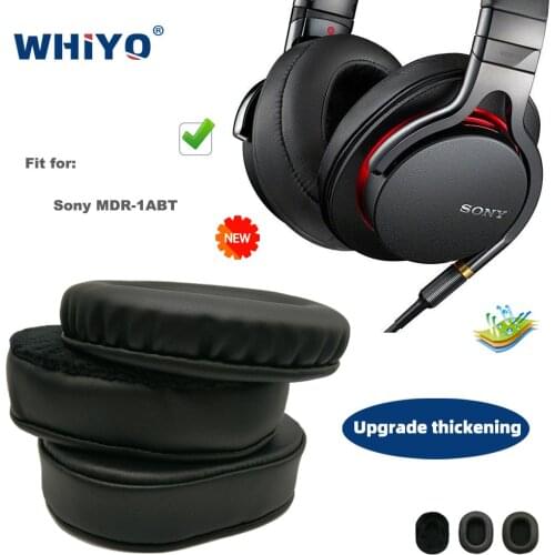 Replacement Ear Pads for Sony MDR-1A MDR 1A 1 A Headset Parts Leather Cushion Velvet Earmuff Earphone Sleeve Cover
