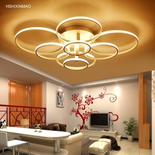 Post-modern simple fashion creative home LED acrylic ceiling lamp living room bedroom restaurant ceiling lighting