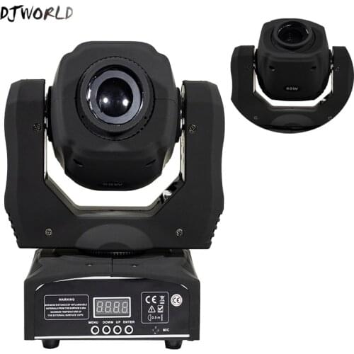 LED Spotlight 60W Lighting Moving Head For Dancing Birthday Party Church Bar DJ Club Decoration Music Effect Lighting