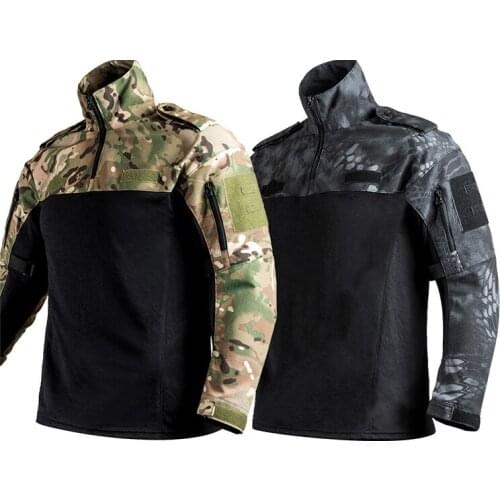 Outdoor Airsoft Military Uniform Tactical Suits Camouflage Hunting Clothes Paintball Sniper Combat Shirt Pants Elbow/Knee Pads