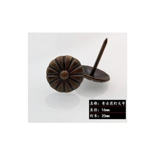 019 Foam nail 16MM*20mm soft bag antique decorative nail flat head round big head copper nail sofa nail wallpaper lengthening