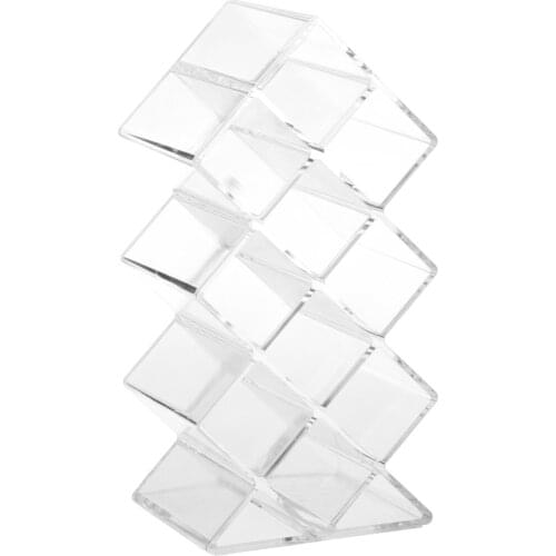 10 Grids Acrylic Makeup Organizer Storage Box Cosmetic Lipsticks Display Case Holder Stand
