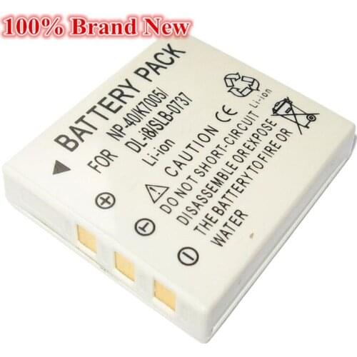 1000mah 100% brand new Replacement Camera Battery For Kodak SLB-0737 SLB0737 SLB 0737 NP-40 D-Li8 KLIC-7005 NV10 NV8 L201 NV20