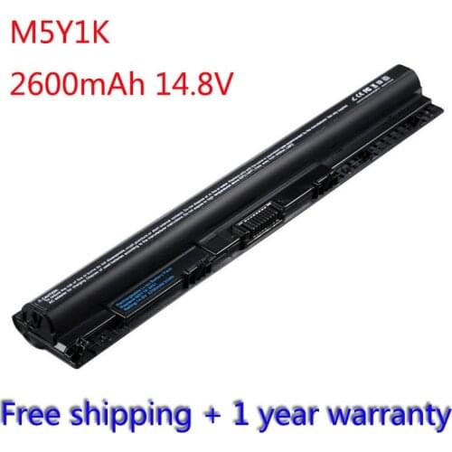 7XINbox 2600mAh 14.8V M5Y1K 1KFH3 GXVJ3 WKRJ2 Battery For Dell Inspiron 14 15 17 3451 3452 3551 3558 5451 5458 5558 N3551 N5755