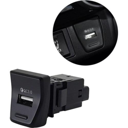 Central Control Position QC3.0 Car Charger Lossless Upgrade Car Phone Charger for RAV4 Rav 4 5th2019 2020