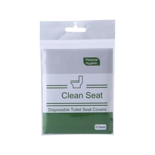Toilet Seat Covers Disposable 10 Pcs Water Soluble Ideal Travel Toddlers Potty Public Restrooms