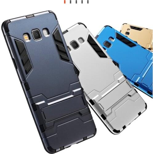 Case For Samsung Galaxy J1 J3 J5 J7 2015 2016 2017 Impact 2 in 1 Iron Man Armor Phone Case Stand Holder TPU Soft Case kimTHmall