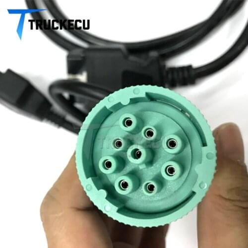 For VOLVO vocom 88890300 vocom II 88890400 diagnostic cable 9 pin diagnostic tool for VOLVO UD truck excavator diagnostic