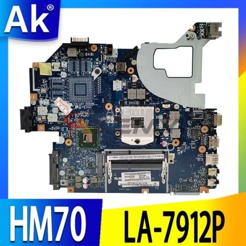 For Acer aspire V3-571G E1-571G Laptop Motherboard NBC1F11001 Q5WVH LA-7912P SJTNV HM70 DDR3 Free CPU